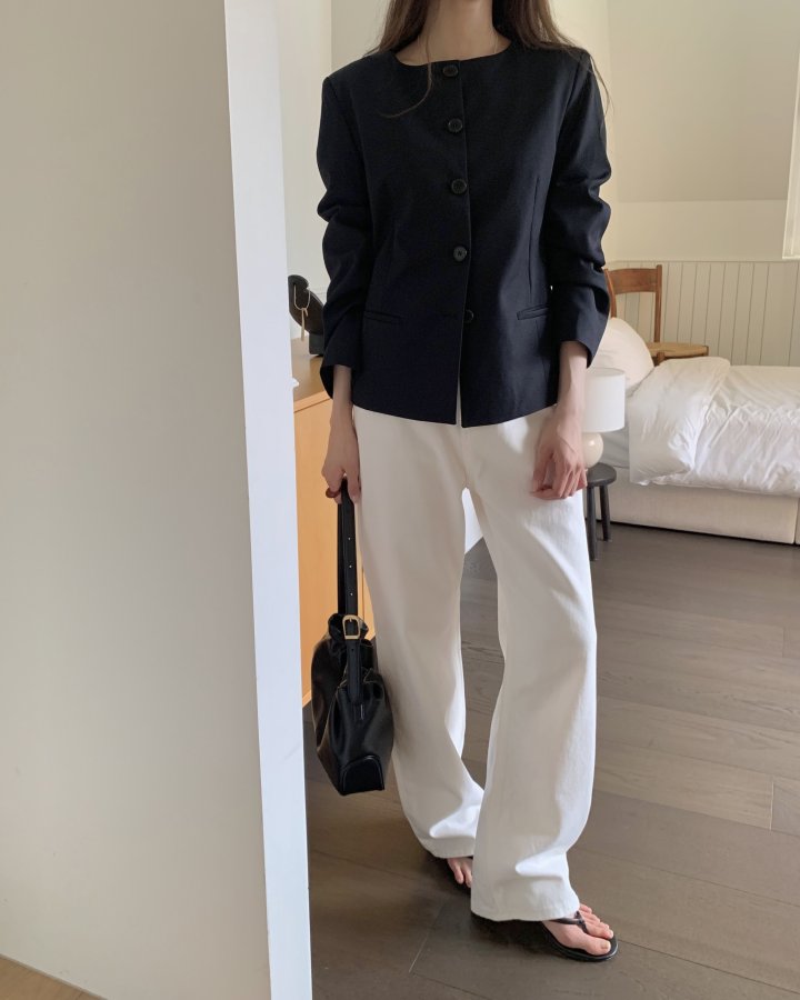 Something Else - Korean Women Fashion - #womensfashion - Hepburn Line Jacket