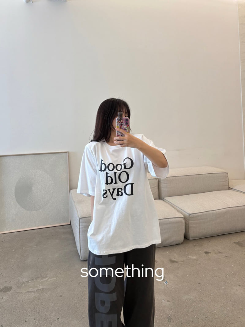 Something - Korean Women Fashion - #momslook - Days Tee - 6