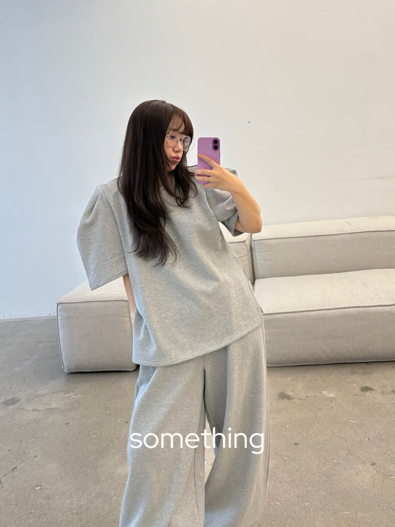 Something - Korean Women Fashion - #momslook - Kain Tee - 5