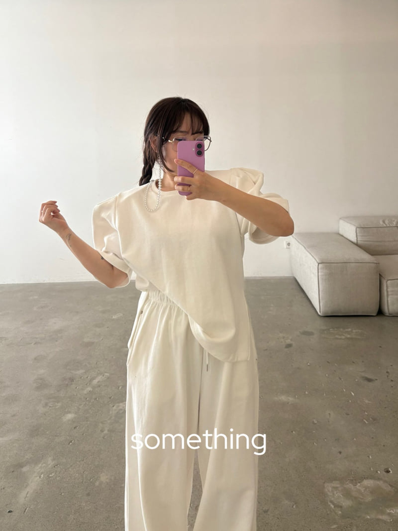 Something - Korean Women Fashion - #momslook - Kain Tee - 9