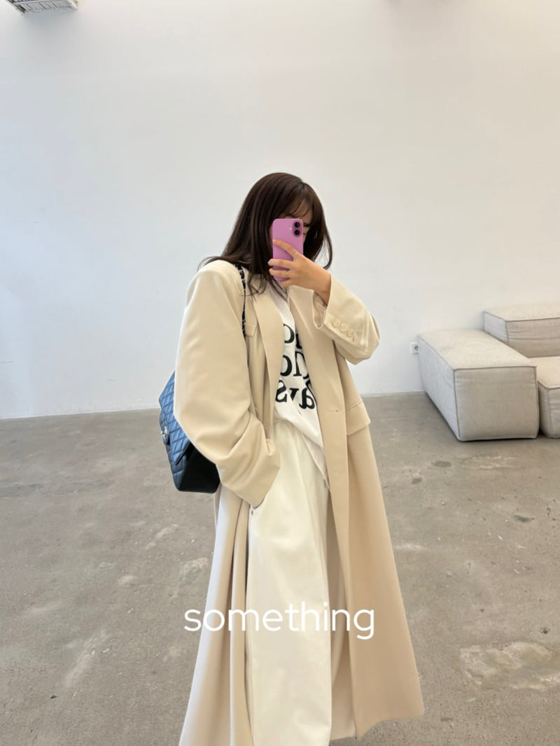 Something - Korean Women Fashion - #momslook - Maxi Long Coat - 10