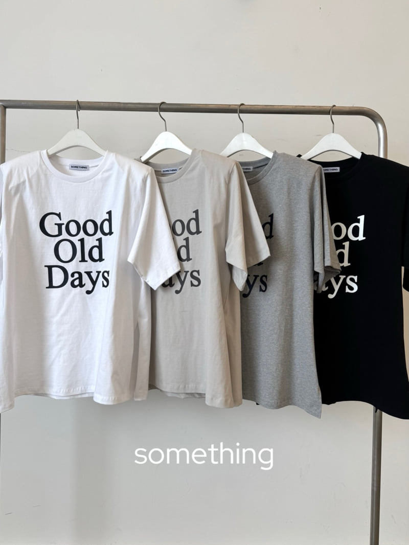 Something - Korean Women Fashion - #restrostyle - Days Tee