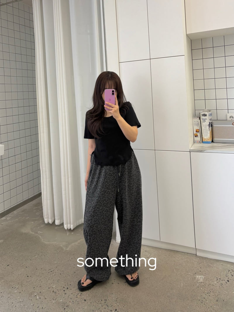 Something - Korean Women Fashion - #womensfashion - Leopard Jogger Pants - 10