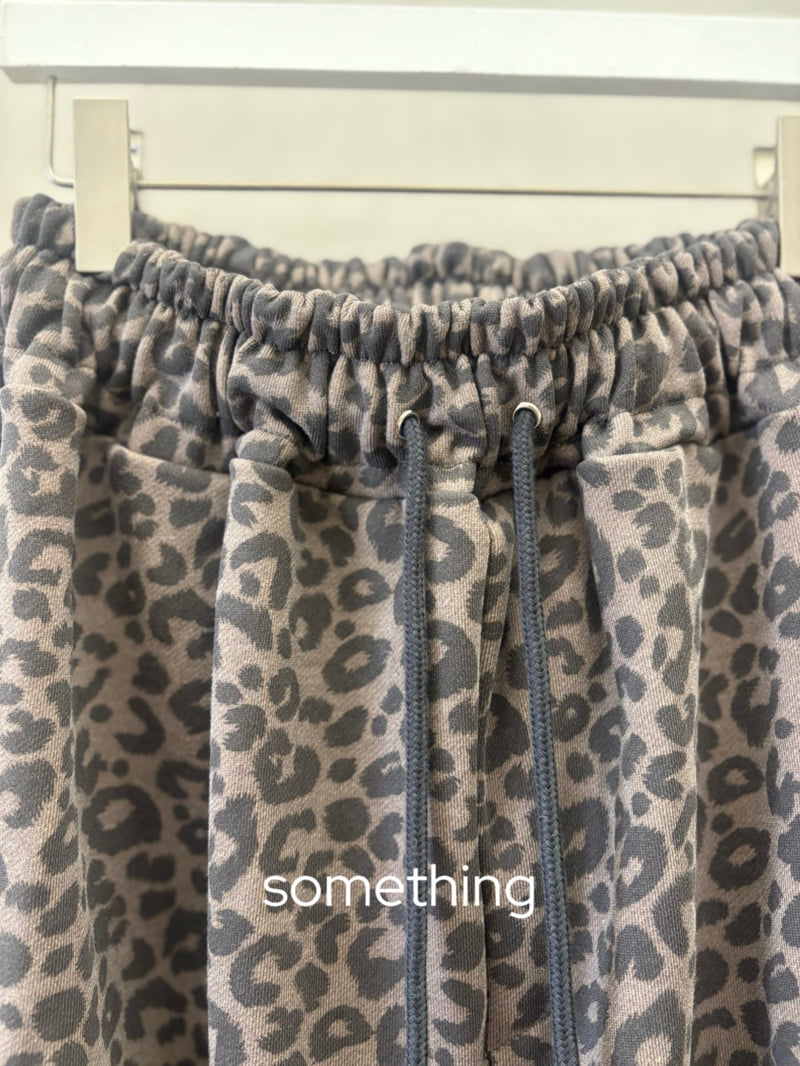 Something - Korean Women Fashion - #momslook - Leopard Jogger Pants - 4