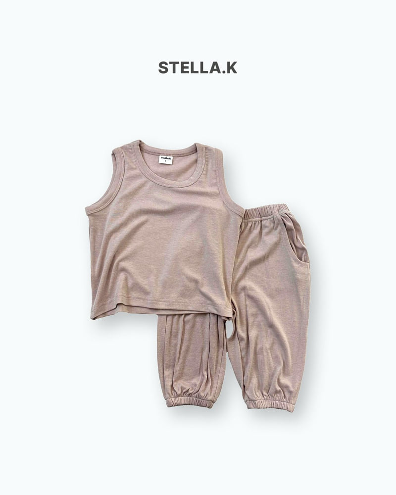 Stella & K - Korean Children Fashion - #childofig - Boxy Sleeveless Set - 9