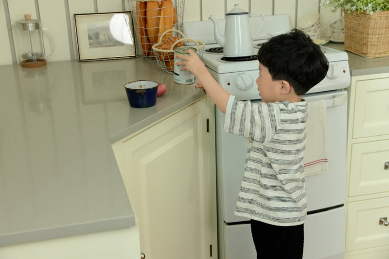 Stella & K - Korean Children Fashion - #childofig - Stripe Tee - 3