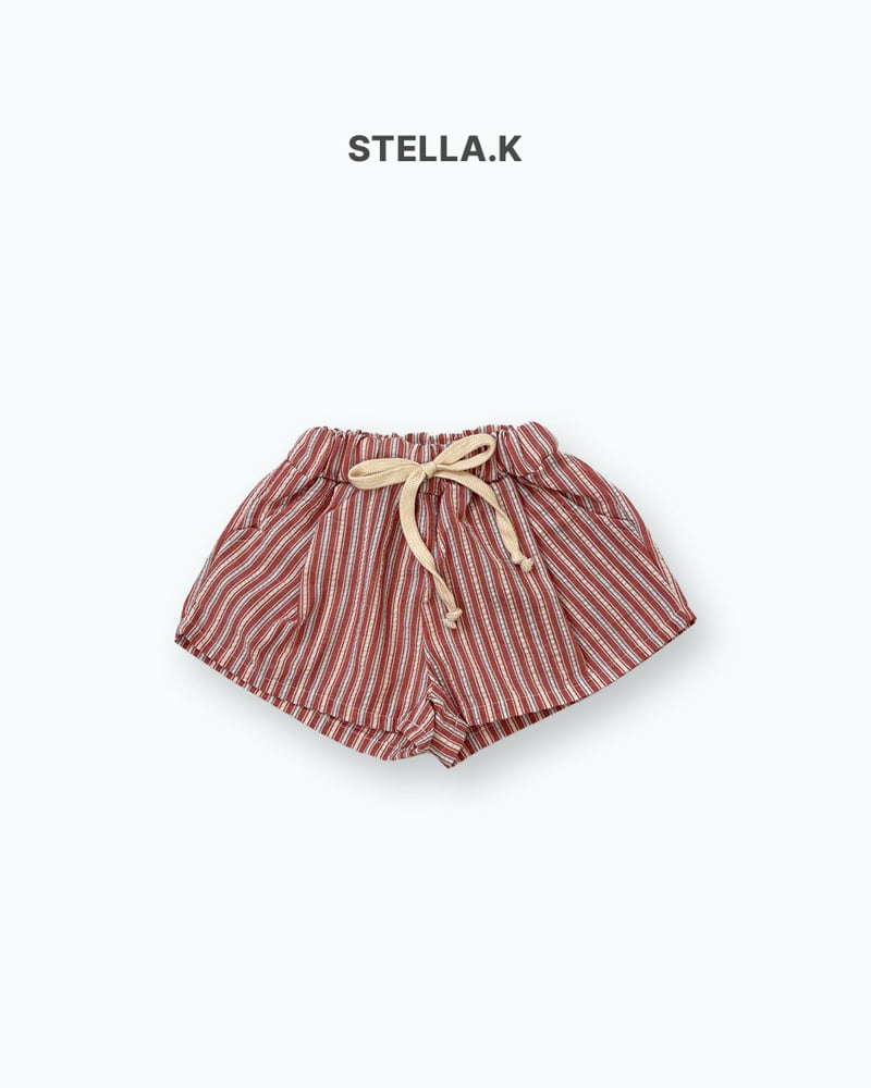 Stella & K - Korean Children Fashion - #childrensboutique - Woven Stripe Shorts - 7