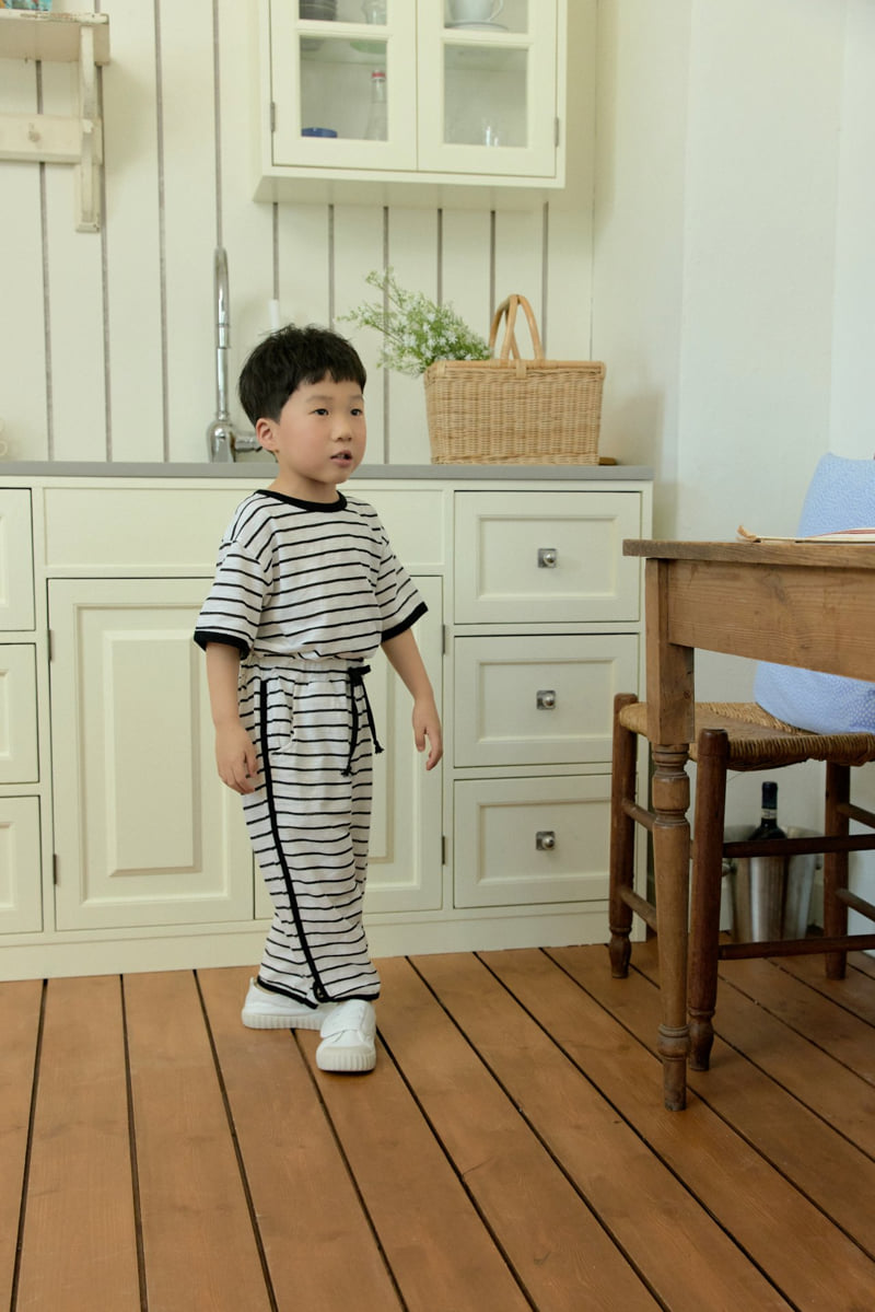 Stella & K - Korean Children Fashion - #childrensboutique - Stripe Pants - 2