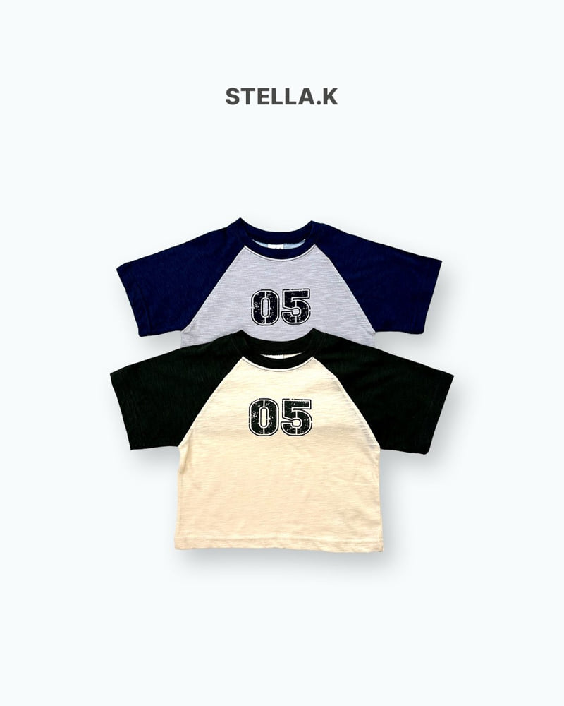 Stella & K - Korean Children Fashion - #childrensboutique - 05 Raglan Tee - 6