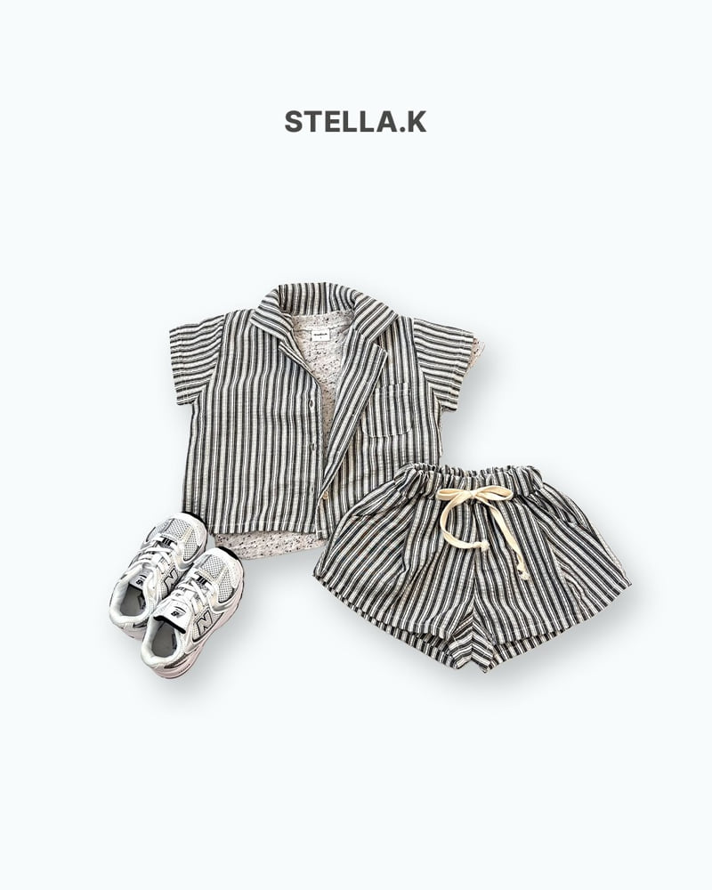 Stella & K - Korean Children Fashion - #designkidswear - Woven Stripe Shirt - 9