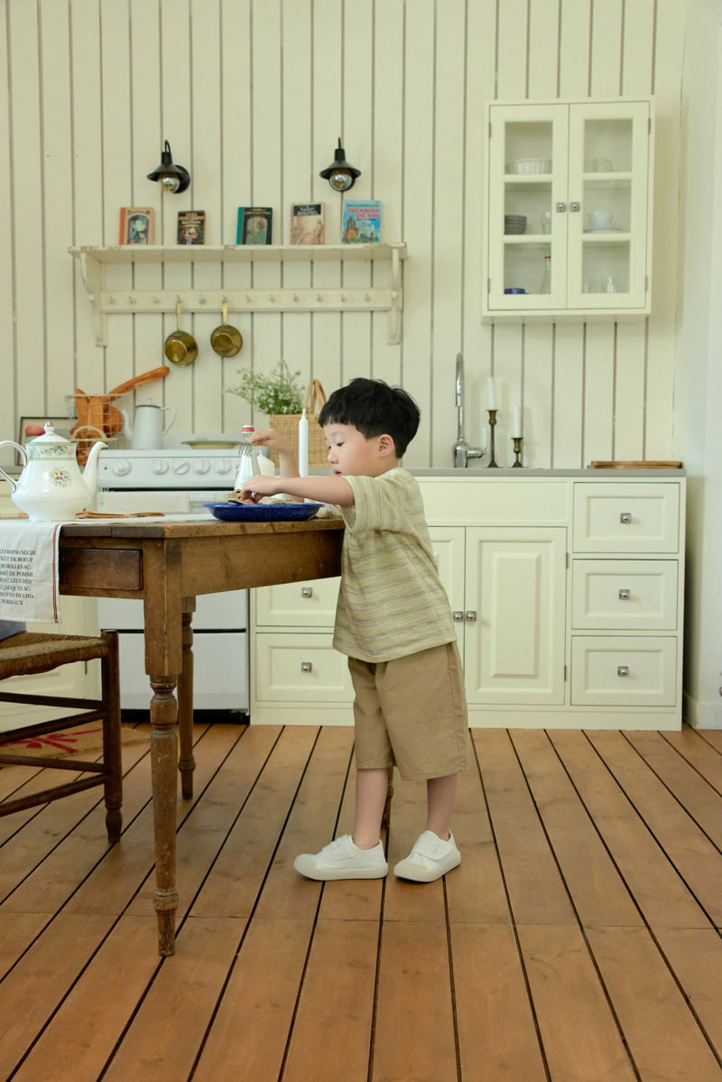 Stella & K - Korean Children Fashion - #designkidswear - 6-Length Linen Pants - 2