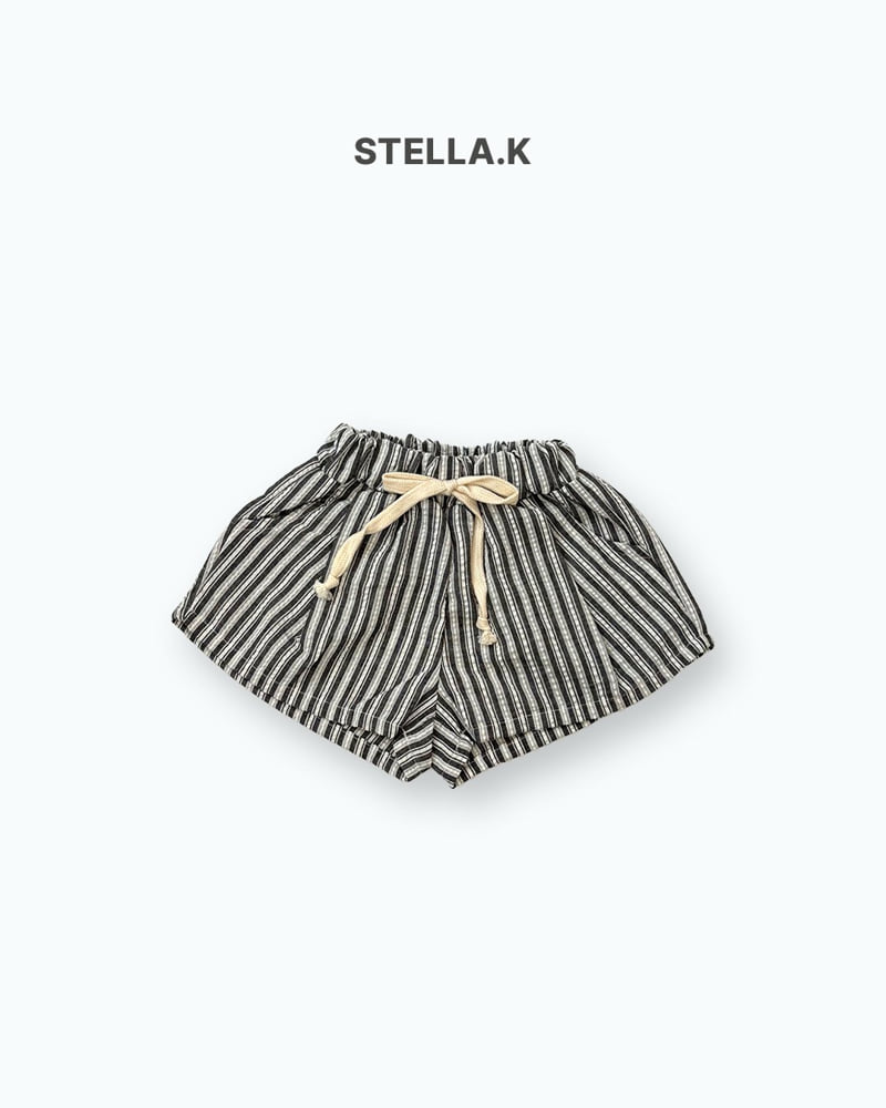 Stella & K - Korean Children Fashion - #discoveringself - Woven Stripe Shorts - 9