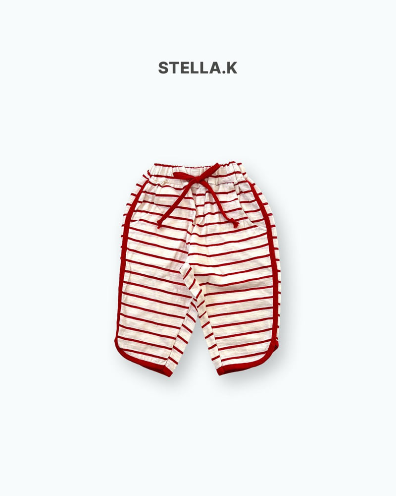 Stella & K - Korean Children Fashion - #designkidswear - Stripe Pants - 4