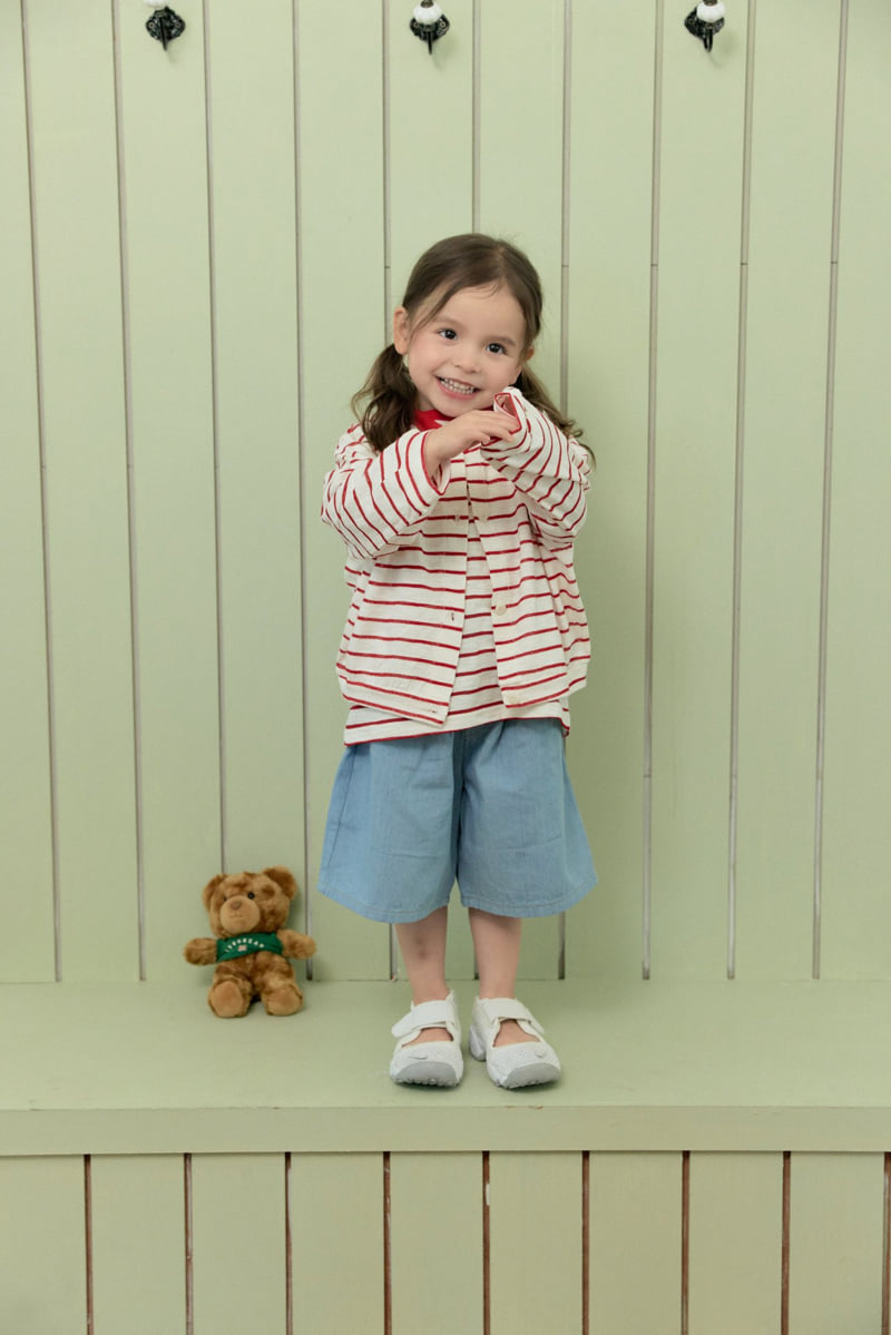 Stella & K - Korean Children Fashion - #designkidswear - Denim Shorts - 4