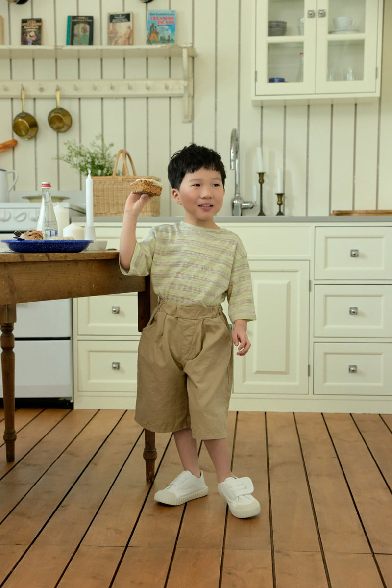 Stella & K - Korean Children Fashion - #discoveringself - 6-Length Linen Pants - 3