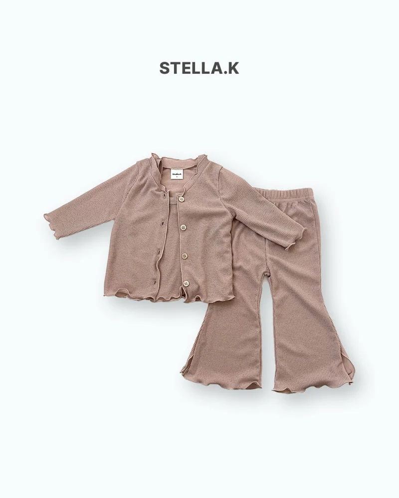 Stella & K - Korean Children Fashion - #fashionkids - Ribbed Sleeveless Set - 8