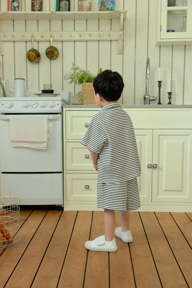 Stella & K - Korean Children Fashion - #fashionkids - Waffle Collar Set - 3