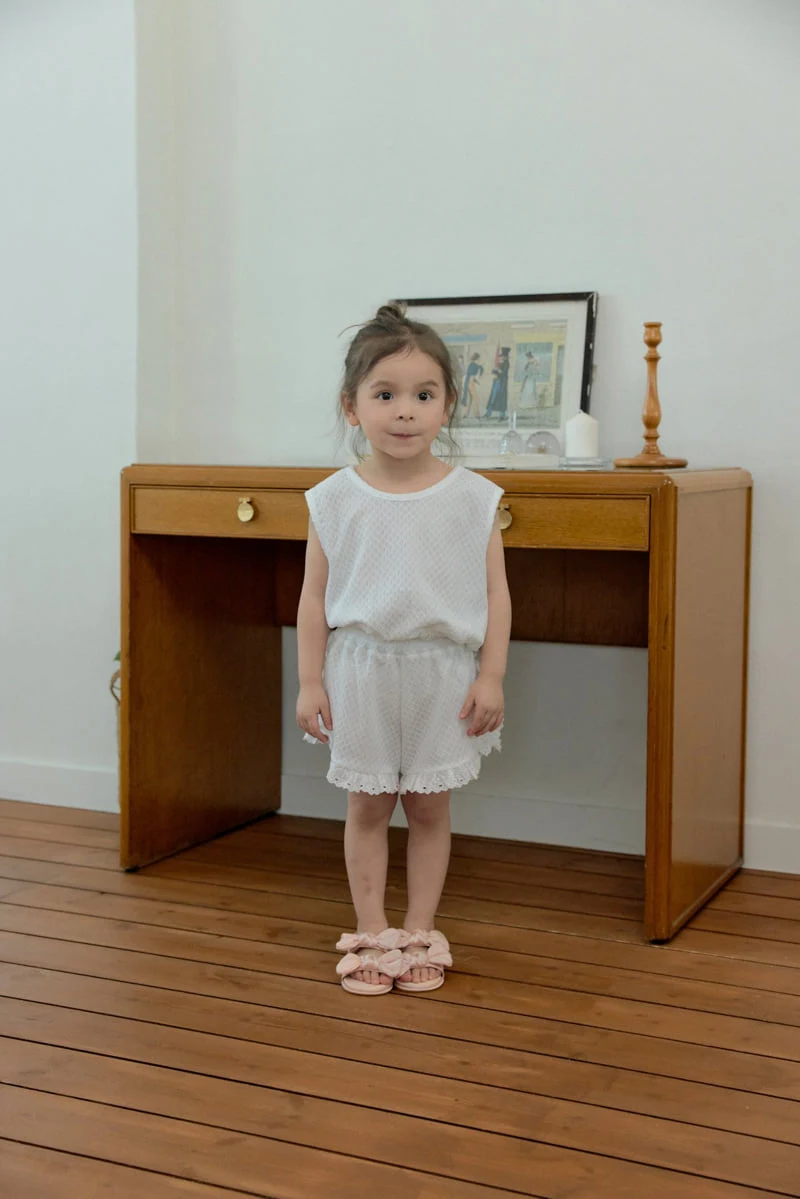 Stella & K - Korean Children Fashion - #fashionkids - Lace Vest Set - 2