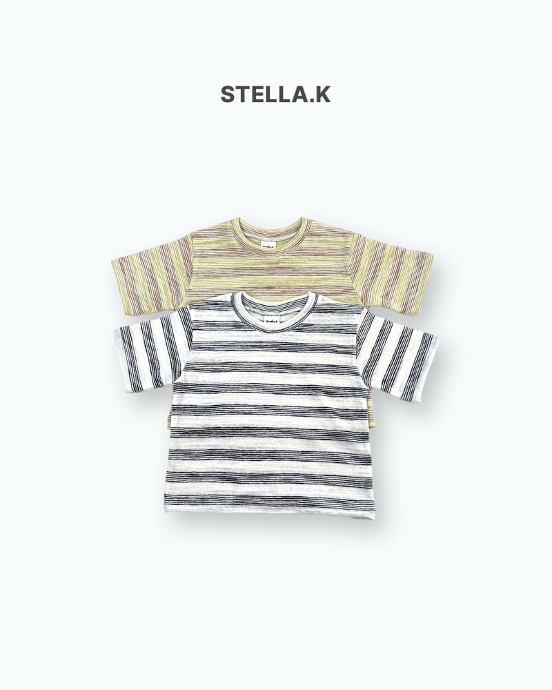 Stella & K - Korean Children Fashion - #fashionkids - Stripe Tee - 8