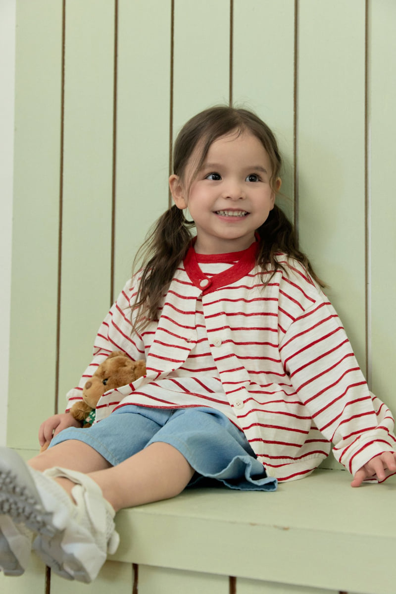 Stella & K - Korean Children Fashion - #fashionkids - Denim Shorts - 5