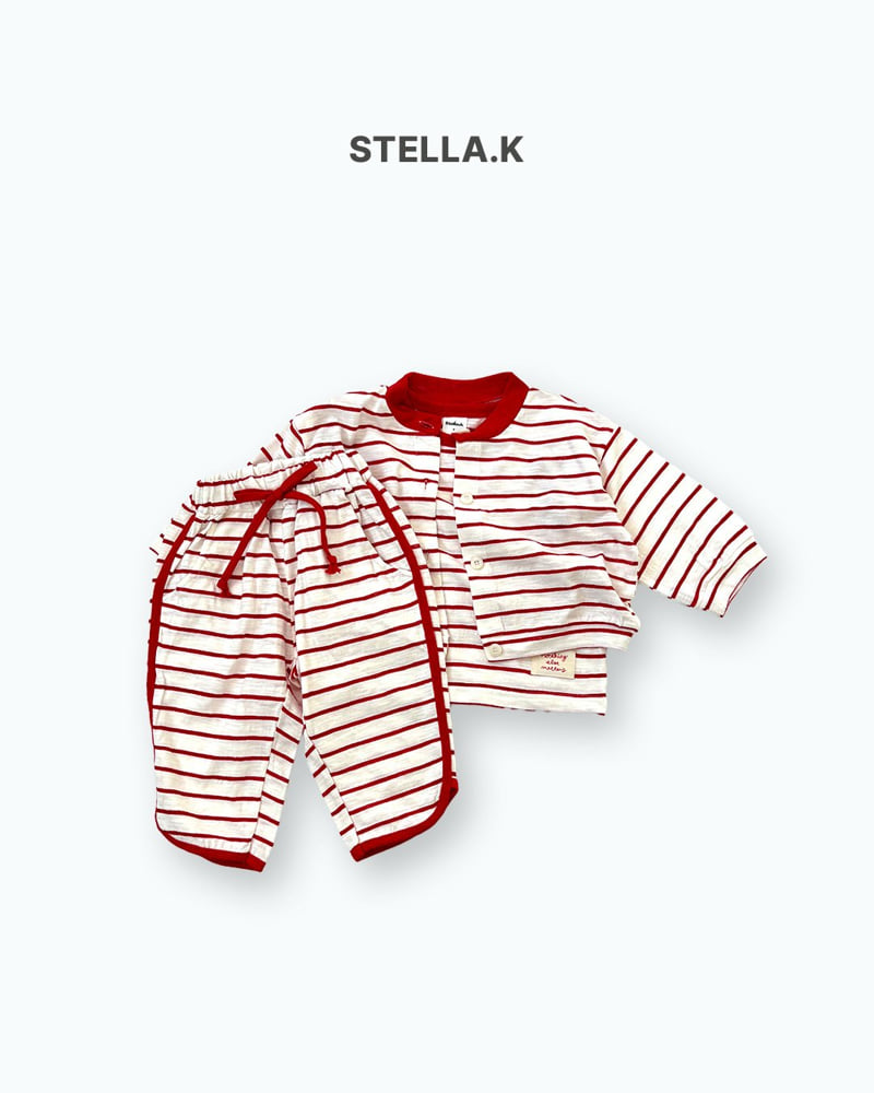 Stella & K - Korean Children Fashion - #kidsshorts - Stripe Pants - 6