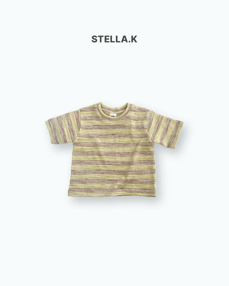 Stella & K - Korean Children Fashion - #kidsstore - Stripe Tee - 10