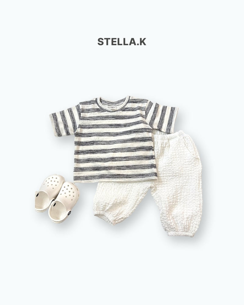 Stella & K - Korean Children Fashion - #kidzfashiontrend - Stripe Tee - 11