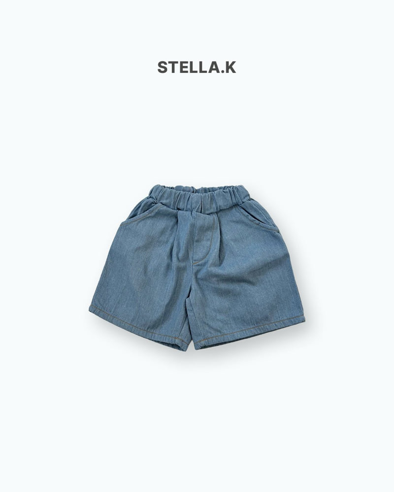 Stella & K - Korean Children Fashion - #kidzfashiontrend - Denim Shorts - 8