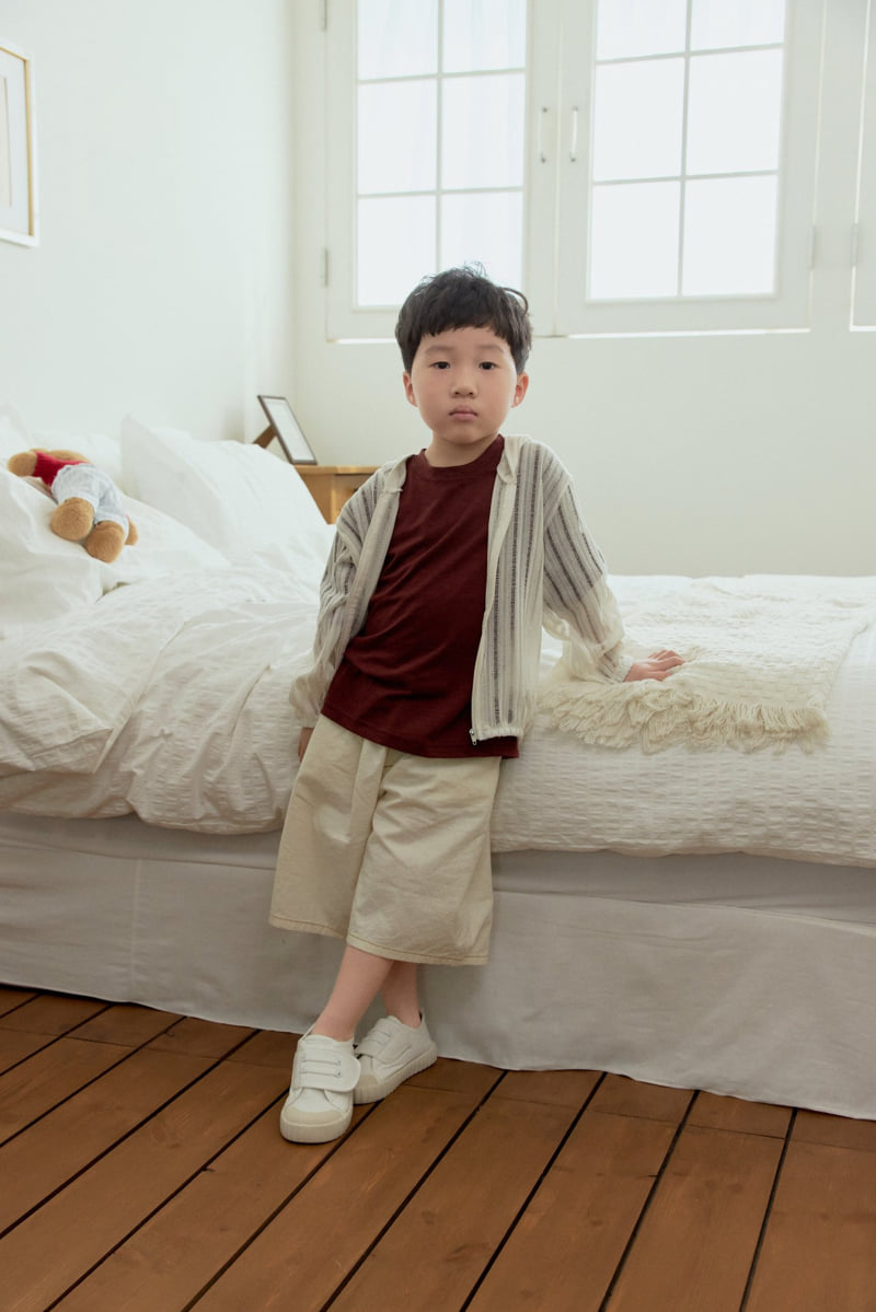 Stella & K - Korean Children Fashion - #kidzfashiontrend - 6-Length Linen Pants - 7
