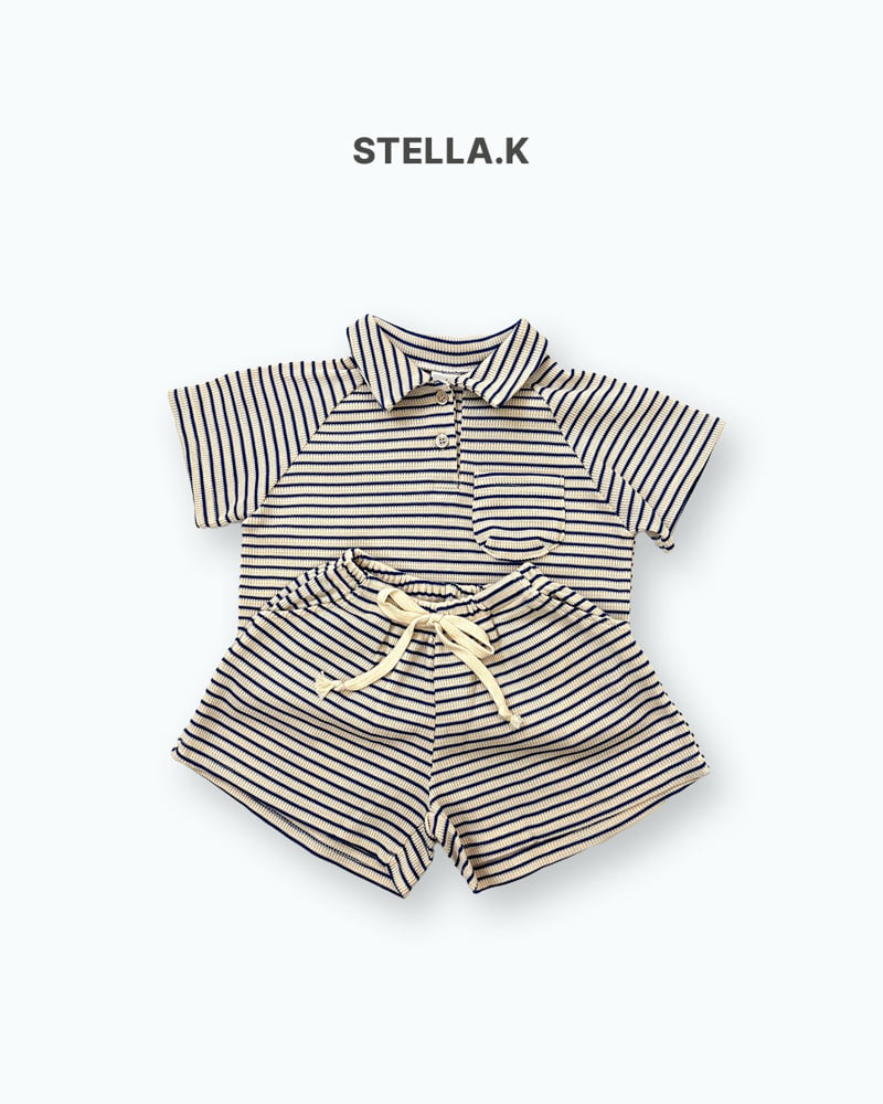 Stella & K - Korean Children Fashion - #littlefashionista - Waffle Collar Set - 8