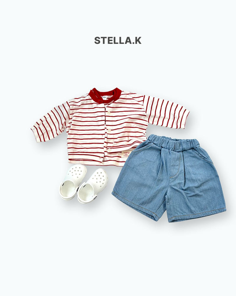 Stella & K - Korean Children Fashion - #littlefashionista - Denim Shorts - 10