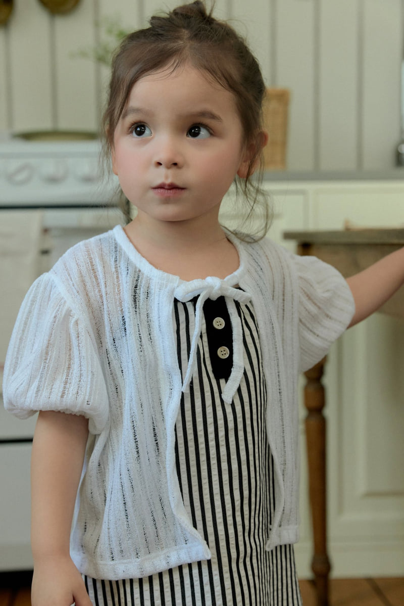 Stella & K - Korean Children Fashion - #magicofchildhood - Puff Cardigan - 2
