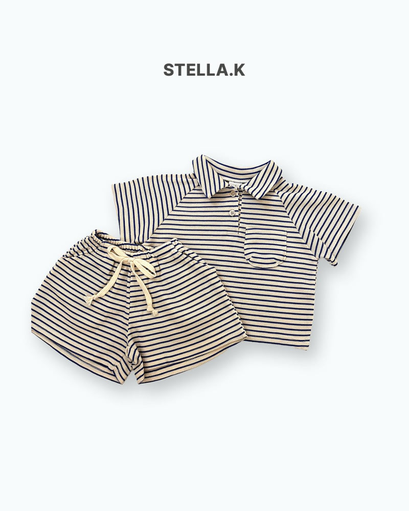 Stella & K - Korean Children Fashion - #magicofchildhood - Waffle Collar Set - 9