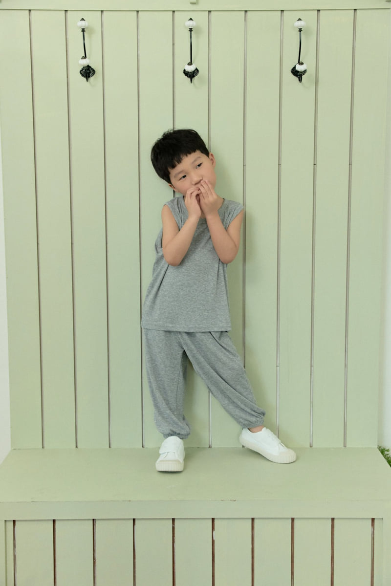 Stella & K - Korean Children Fashion - #magicofchildhood - Boxy Sleeveless Set - 5