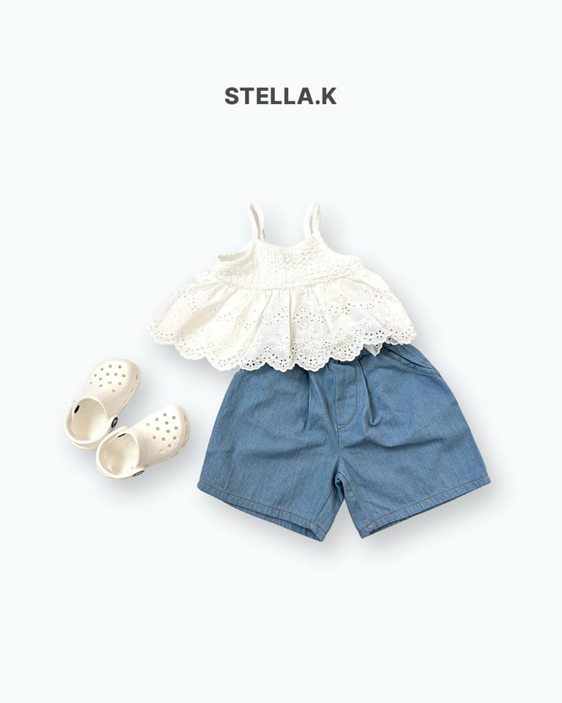 Stella & K - Korean Children Fashion - #magicofchildhood - Denim Shorts - 11