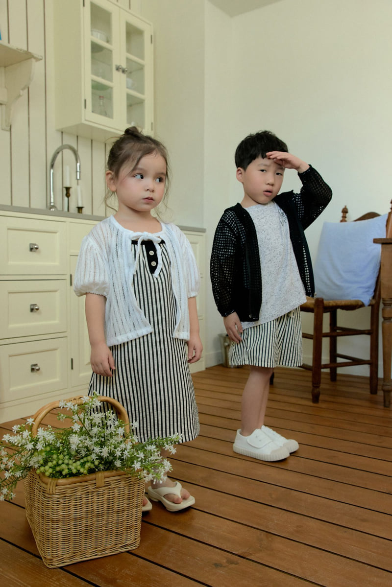 Stella & K - Korean Children Fashion - #minifashionista - Mesh Hood Jumper - 5