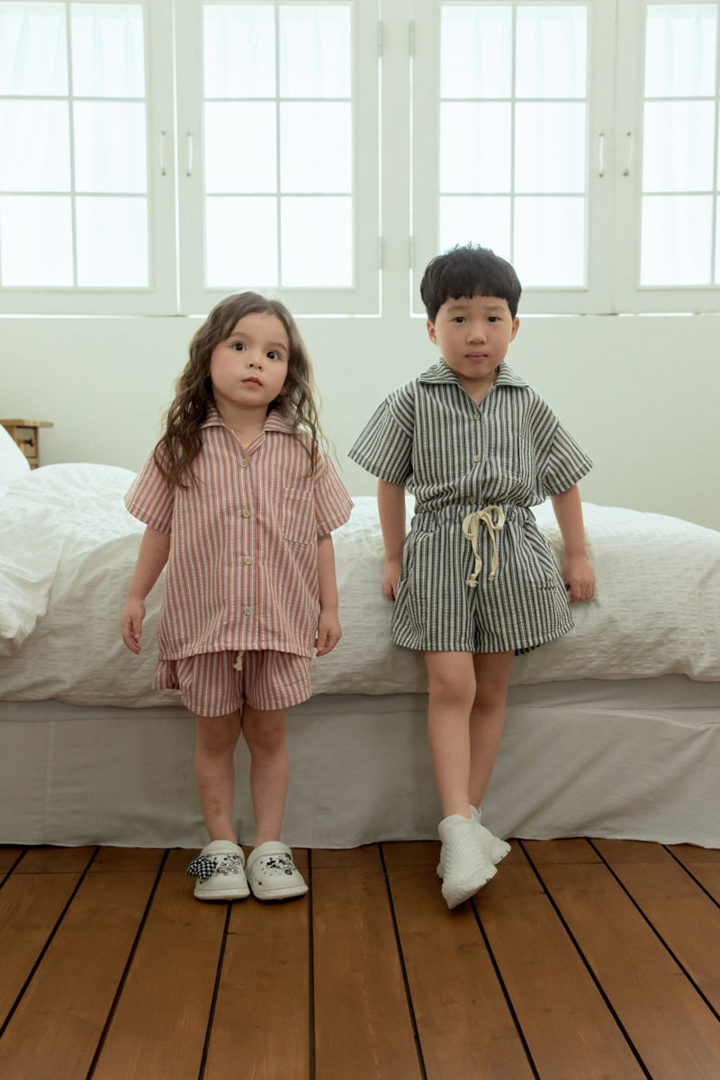 Stella & K - Korean Children Fashion - #minifashionista - Woven Stripe Shirt - 2