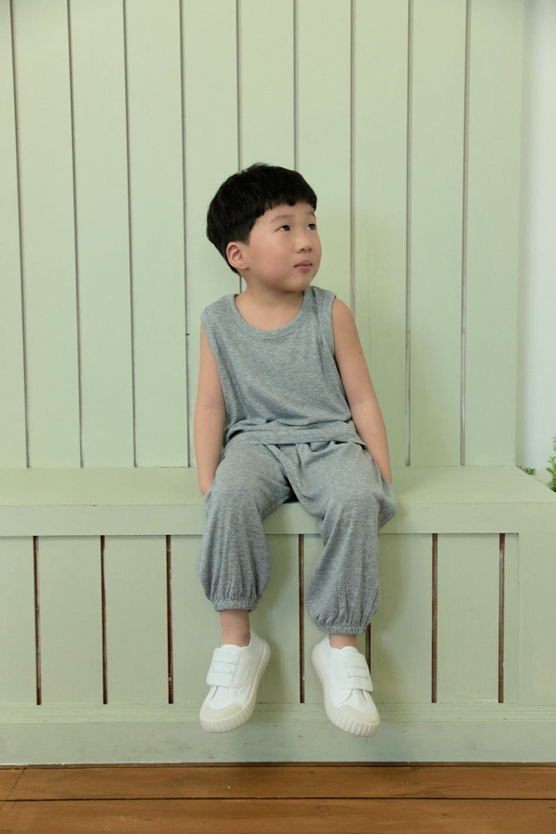Stella & K - Korean Children Fashion - #minifashionista - Boxy Sleeveless Set - 6