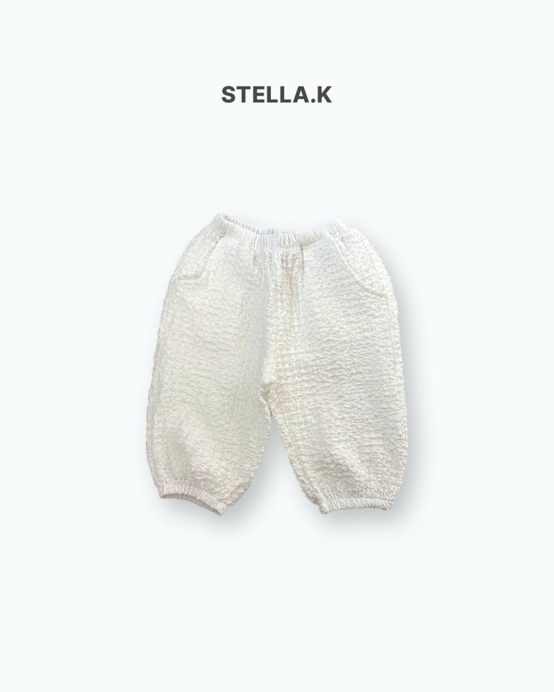 Stella & K - Korean Children Fashion - #prettylittlegirls - Embossed Pants - 11