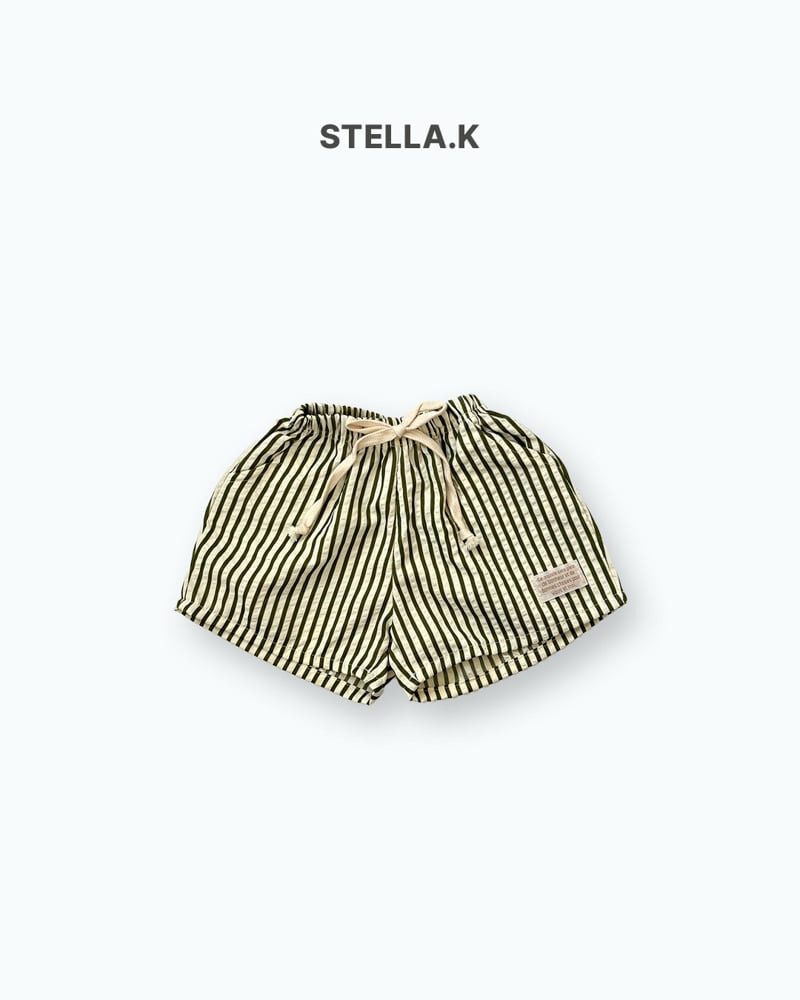 Stella & K - Korean Children Fashion - #prettylittlegirls - Stripe Shorts - 10