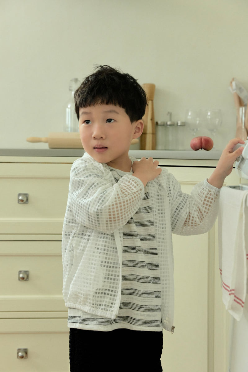 Stella & K - Korean Children Fashion - #todddlerfashion - Mesh Hood Jumper - 7