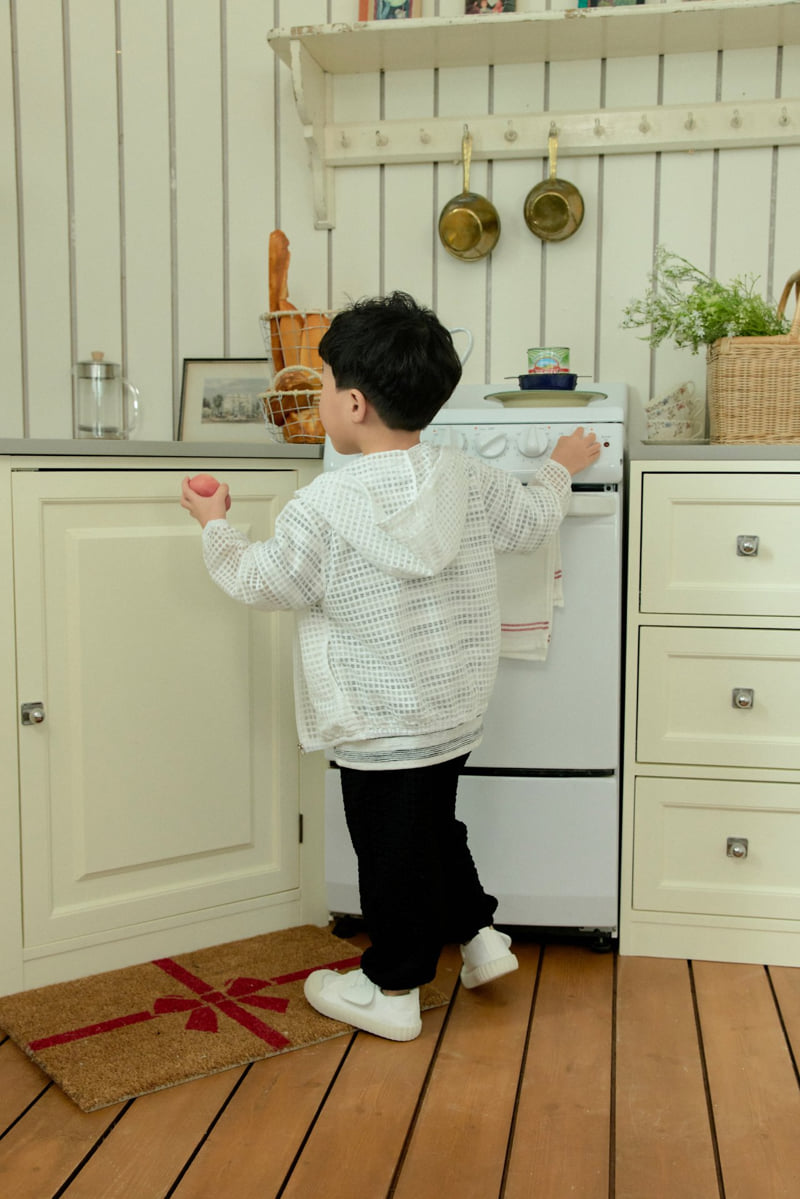 Stella & K - Korean Children Fashion - #toddlerclothing - Mesh Hood Jumper - 8