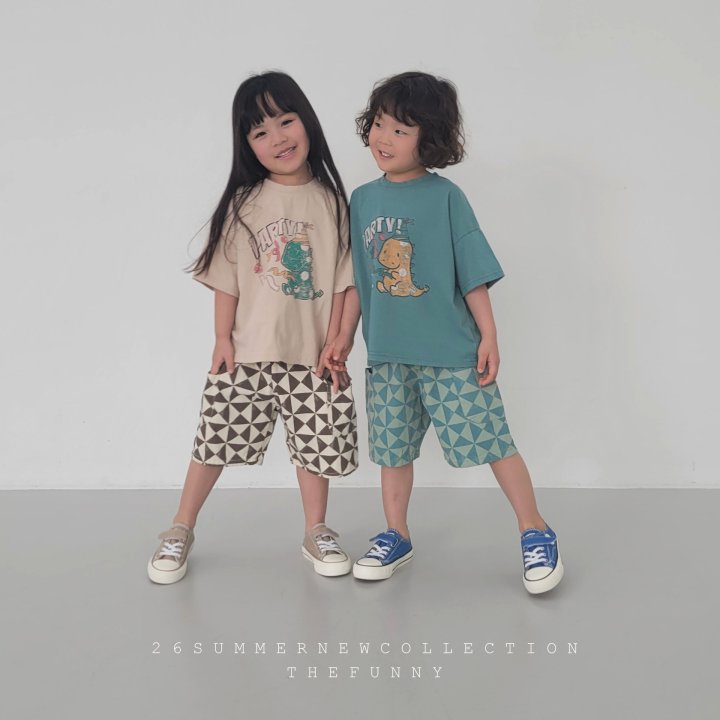 The Funny - Korean Children Fashion - #Kfashion4kids - Dino Tee - 3
