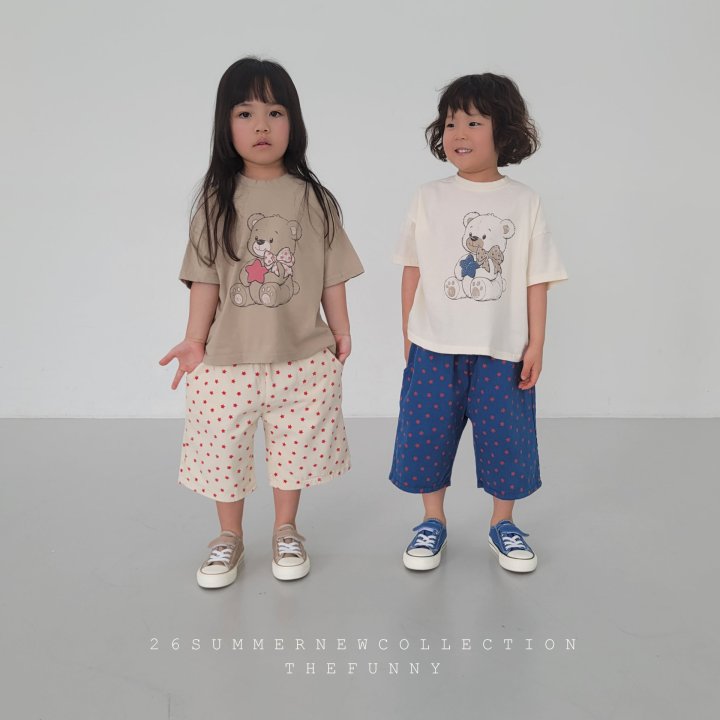 The Funny - Korean Children Fashion - #Kfashion4kids - Teddy Bear Tee - 3