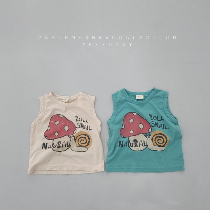 The Funny - Korean Children Fashion - #childofig - Snail Sleeveless