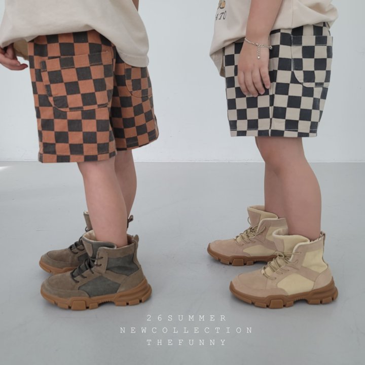 The Funny - Korean Children Fashion - #childofig - Grid Pants - 2