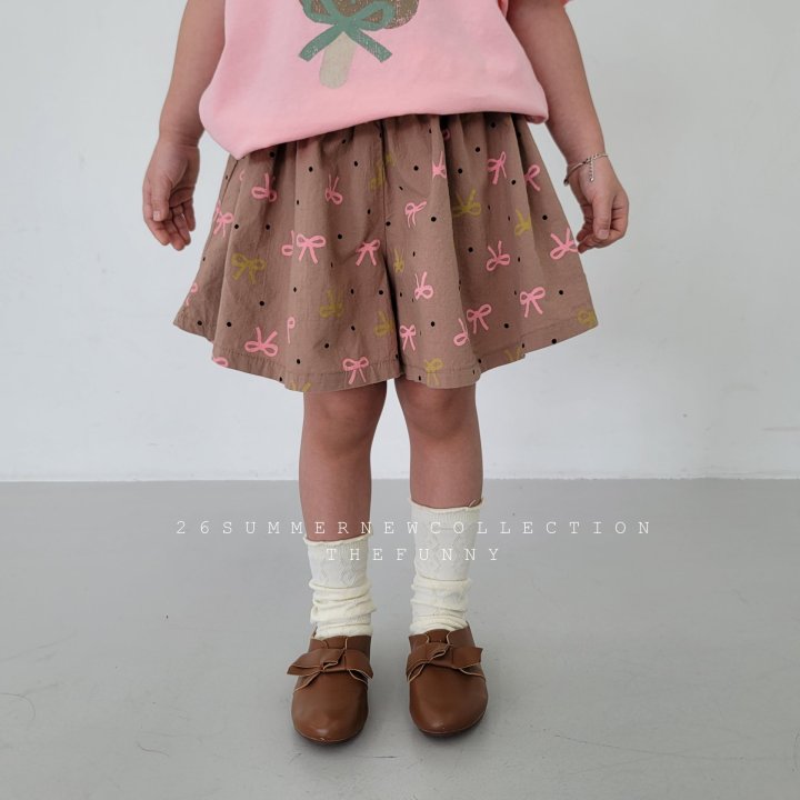 The Funny - Korean Children Fashion - #childofig - Ribbon Skort - 9