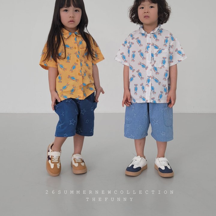 The Funny - Korean Children Fashion - #childofig - Star Denim Pants - 4