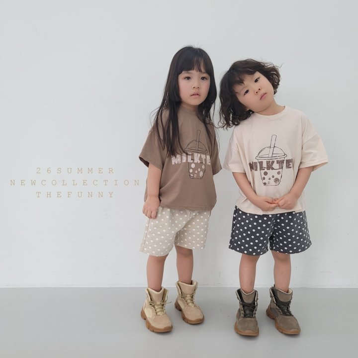 The Funny - Korean Children Fashion - #childrensboutique - Milk Tee - 4