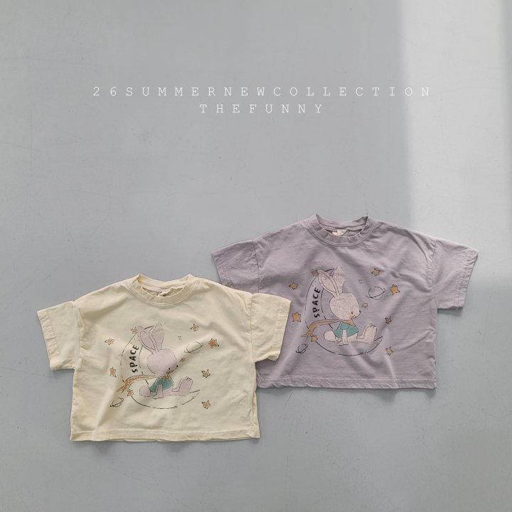 The Funny - Korean Children Fashion - #designkidswear - Moon Rabbit Tee